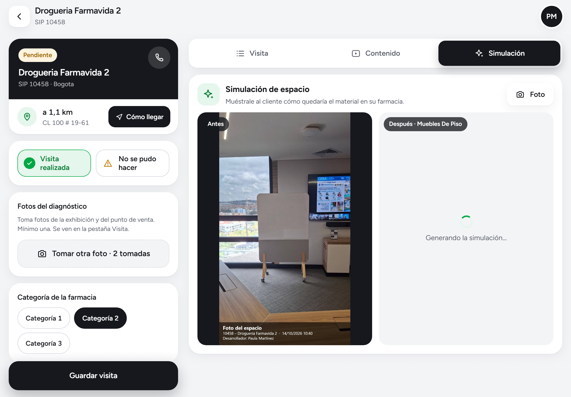 Simulación: generando